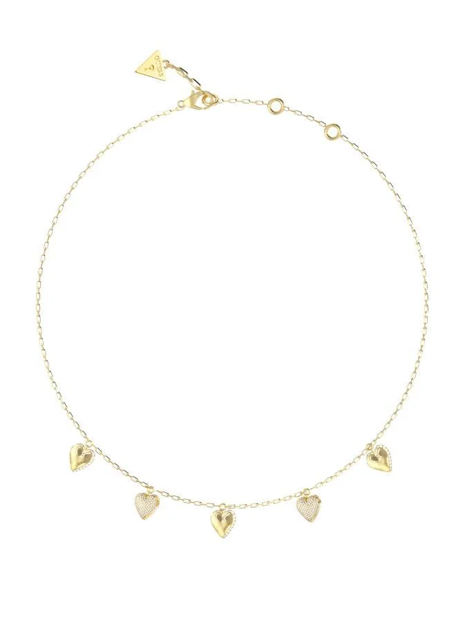 جس قلادة بتعليقات على شكل قلب